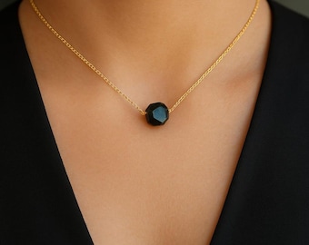 Black Tourmaline Necklace: Handmade Energy Shield Pendant, Spiritual Protection