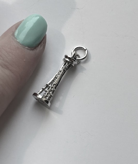 Ciondolo In Argento Sterling Con Chiodatrice 3D, Catena A - Foto 6