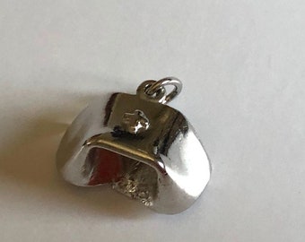 Sterling Silver NURSES HAT Charm, vintage, unique, NOS jewelry