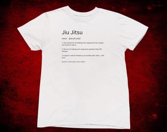 Jiu Jitsu Definition Unisex T-Shirt, lustiges BJJ T-shirt, BJJ Tshirt, Kampfkunst Shirt, Jiu Jitsu Geschenk, MMA Kämpfer, brasilianisches Jiu Jitsu