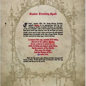 Easter Fertility Spell, Pregnancy Baby With Child Expecting Anticipating, Witchcraft Incantation BookOfShadows Grimoire MagickJournal image 2