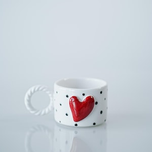 Handmade Ceramic Mug 7 oz