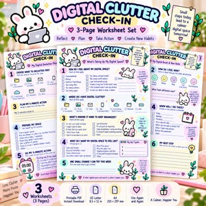 Checklista för digital utrensning | 5-minuters digital återställning och organisering