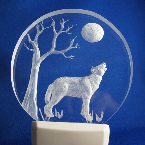 Wolf night light