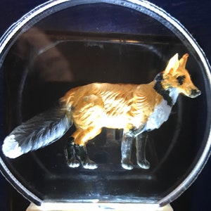 3D hand carved fox night light