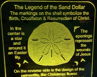 Sand greenback legend Etsy image about Legend of the Sand Dollar Poem Printable titled Sand greenback legend Etsy