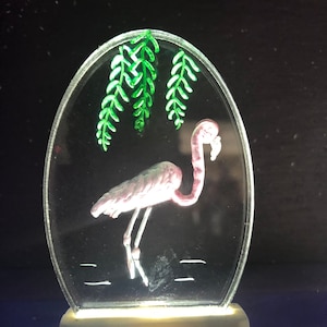 flamingo night light image 1