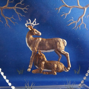 Deer cake topper