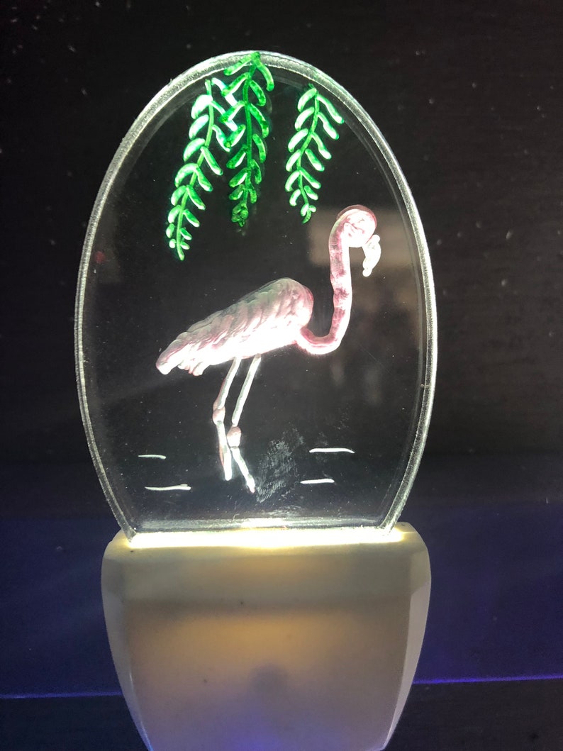 flamingo night light image 1