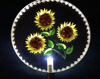 Sunflower Garden Stake light