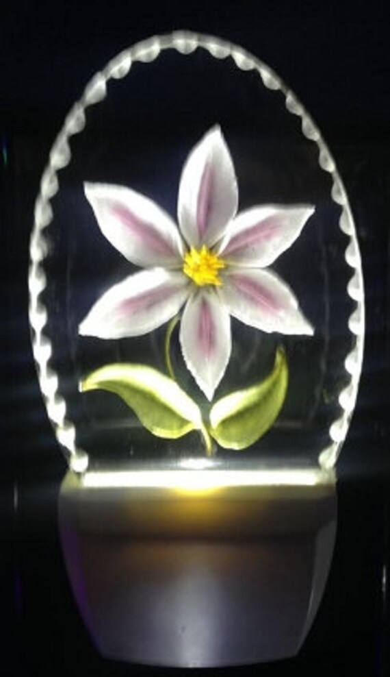Stargazer lily night light