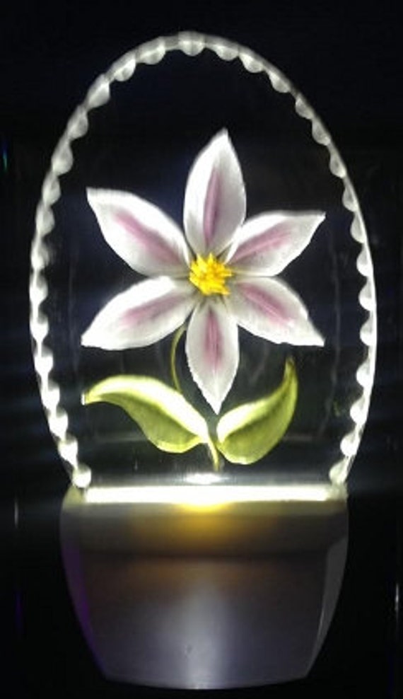 Stargazer Lily Night Light Etsy
