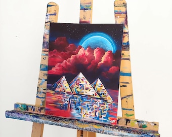 Pyramids Art Print Collaboration with An Nguyen