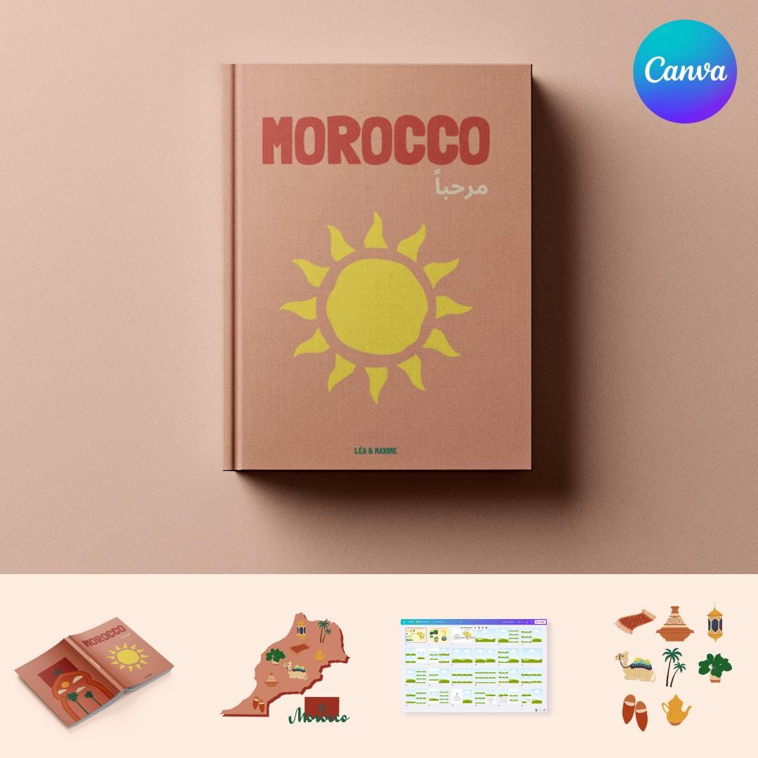 morocco-travel-photo-album-canva-template-etsy