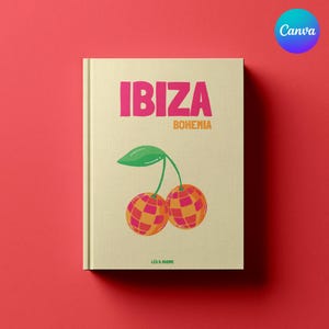 Ibiza Travel Photo Album - Canva Template