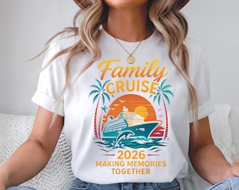 Familiecruise 2026, png, bijpassend shirtontwerp (digitale download)