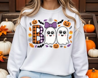 Boo Halloween Ghost PNG: Spooky Season Sublimation (Digital Download)