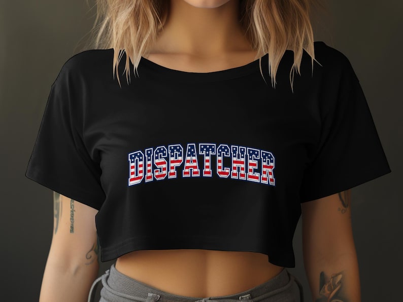 Dispatcher PNG American Flag Sublimation Design, 911 Dispatch Digital ...