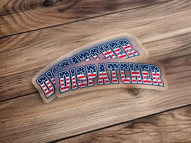 Dispatcher PNG American Flag Sublimation Design, 911 Dispatch Digital ...