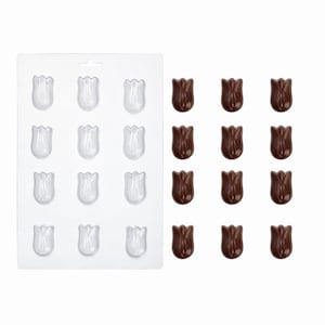 Tulips candy plastic molds