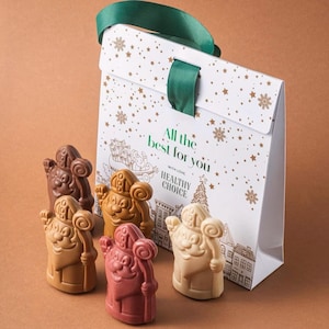 Mold for Chocolate St. Nicholas Chocolate Mold 9 cm (3.54 in), Christmas Candy Mold, Fondant, Soap, Holiday DIY Treats image 5