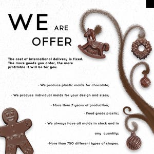 Mold for Chocolate St. Nicholas Chocolate Mold 9 cm (3.54 in), Christmas Candy Mold, Fondant, Soap, Holiday DIY Treats image 8