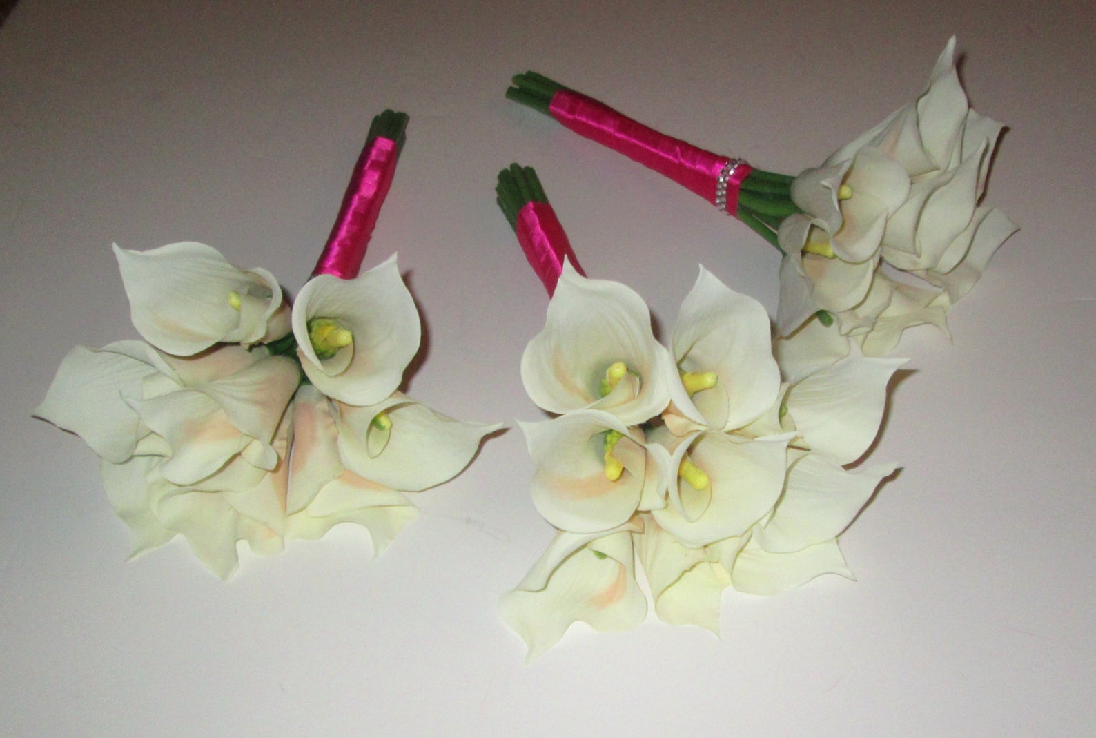 Calla Lily Strauß weiße Calla Lilie Bouquet rosa Calla Lilie | Etsy