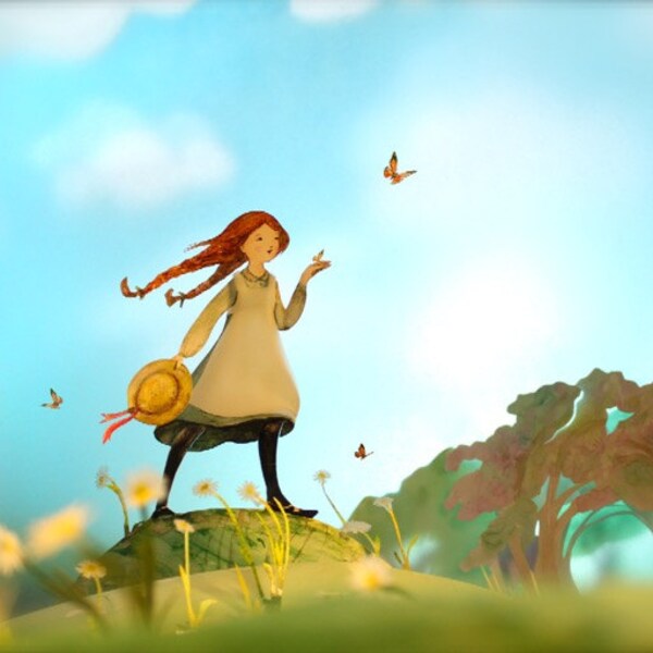 Anne of Green Gables grote oplage - omslag editie 2014 door Elly MacKay