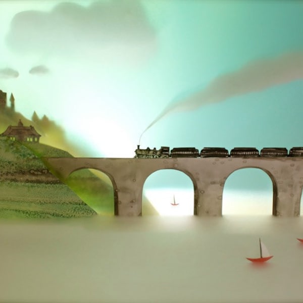 What awaits at the station... - horizontal versions of the print