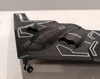 3D gedrucktes B-2 Spirit Stealth Bomber Modell | Militär Flugzeug Display
