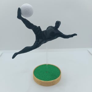 Cristiano Ronaldo bicycle kick 3D printed model - Football memorabilia - Soccer fan gift.