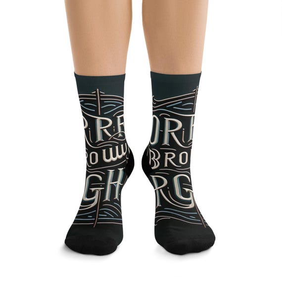 Chic Eco-Friendly Socks - Sustainable Fashion, Gift for Her, Everyday Comfort, Recycled Material, Unique Design