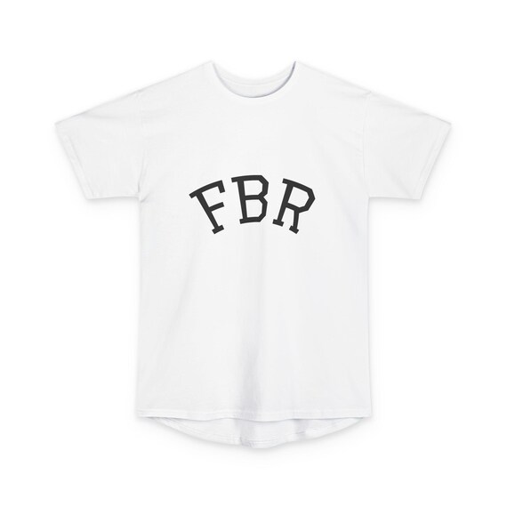 FBR Urban Long Body Tee with QR Code, Trendy Streetwear Top, Casual Summer Shirt, Gift for Him/Her, Cool Fashion Statement