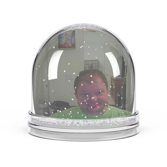 FBR Snow Globe, Custom Personalized Gifts, Holiday Decor, Christmas Ornament, Unique Keepsake, Home Decor