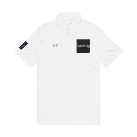 FBR Under Armour® Men's Embroidered Polo Shirt, Casual Wear, Golf Shirt, Sports Apparel, Gift for Him, Summer Outfit
