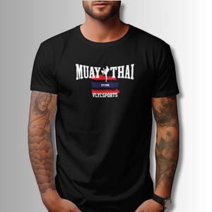 Muay Thai  T-Shirt | Workout Shirt,Martial Arts Apparel, Gift for Fighters, Sporty Casual Wear,Muay Thai tees, Kick Boxing lovers