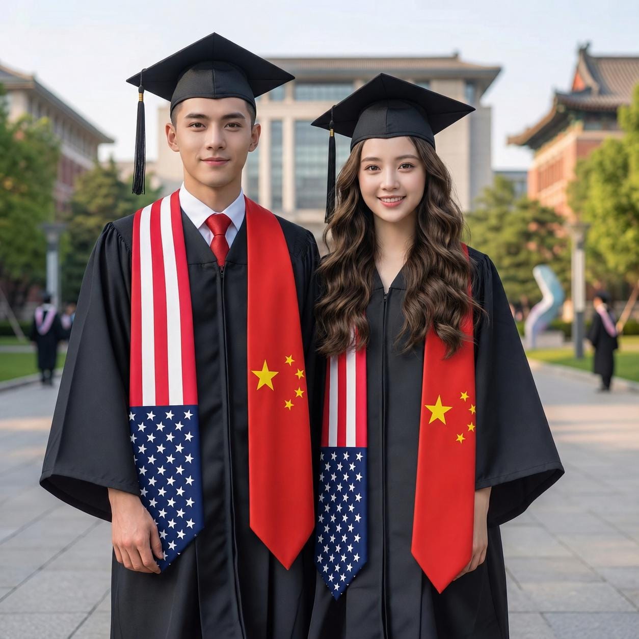 Personalized Chinese Graduation Sash, Chinese Graduation Stole, Class ...