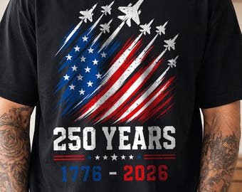 America 250 straaljager PNG, 1776-2026 patriottisch militair shirtontwerp, afbeelding VS verjaardag, Instant Download