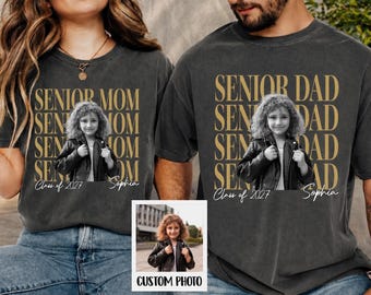 Personalisiertes Vintage-Shirt für Eltern und Väter (PNG-Design), Abschlussgeschenk für den Jahrgang 2027, individuelle Anfertigung, Lieferung per PNG-Datei