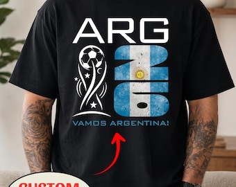 Argentina National Team Soccer Fan 2026 PNG, Football Supporter Shirt Mug Design, Country Pride Make to Order PNG Delivered