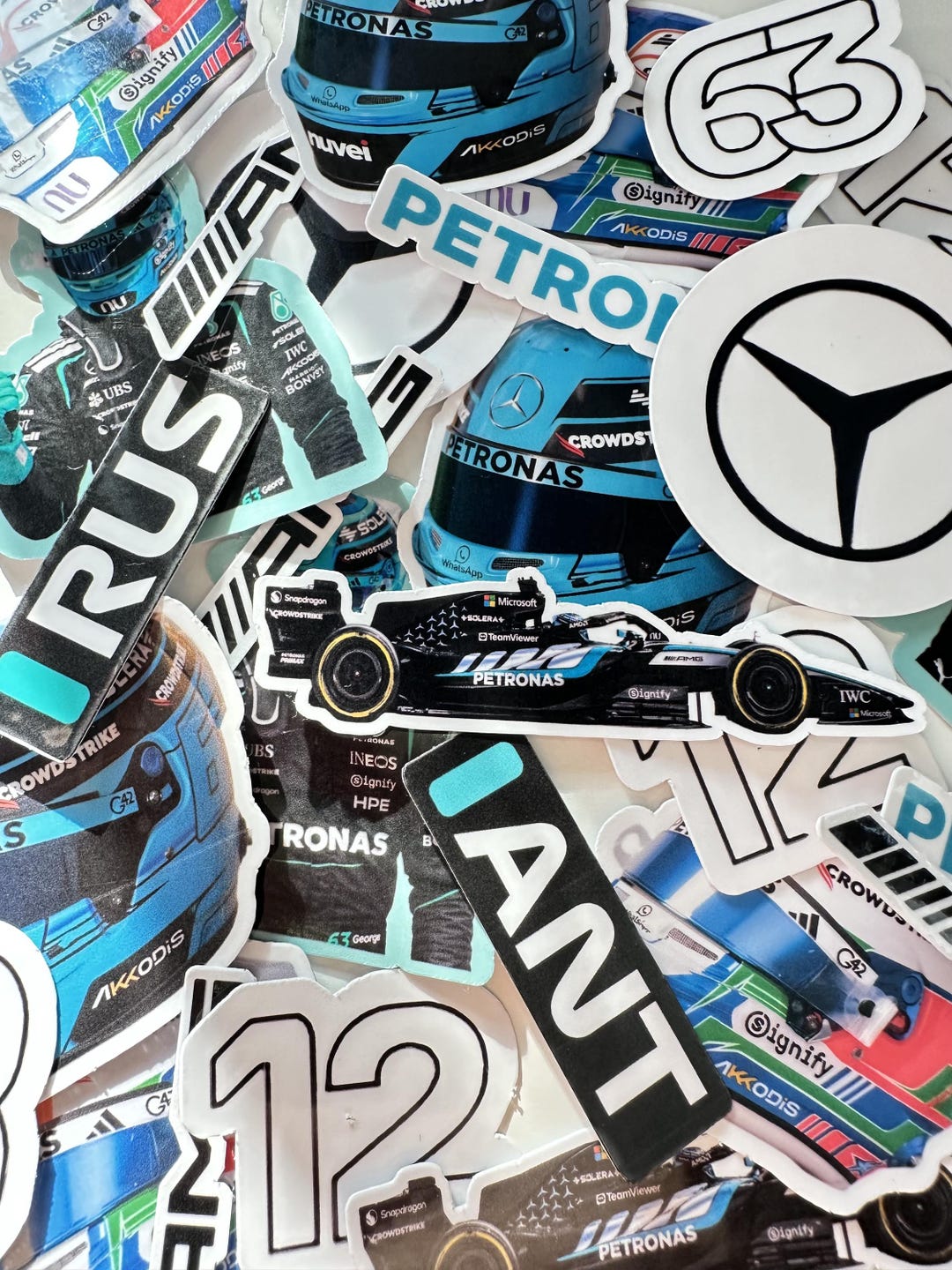 Mercedes Racing Stickers F1 Mercedes 2026 Season Racing Team Sticker Pack - Etsy UK