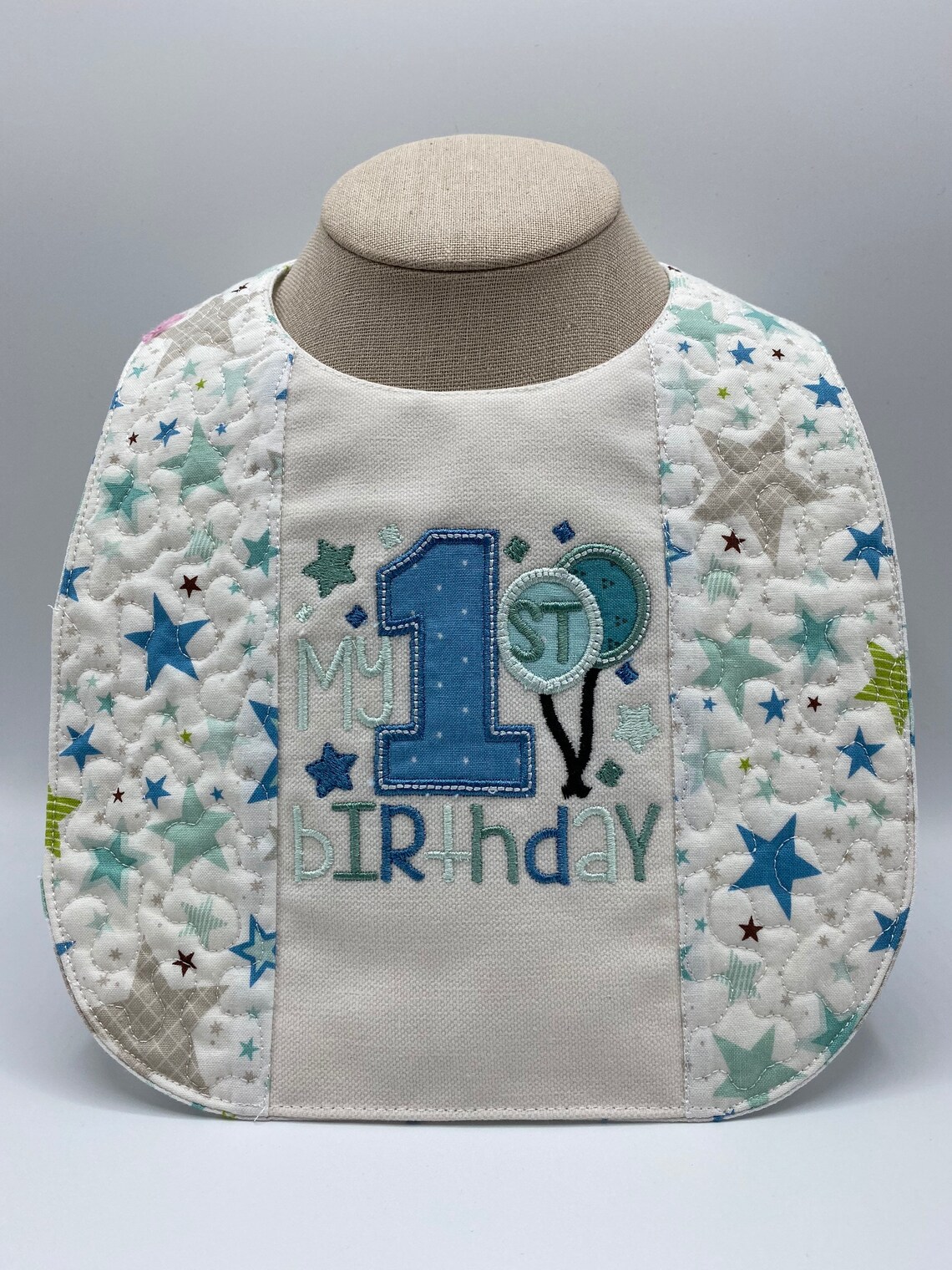 Stars 1st/Baby Bib/Toddler Bib/Daycare Bib/Drool Bib/Snap Etsy
