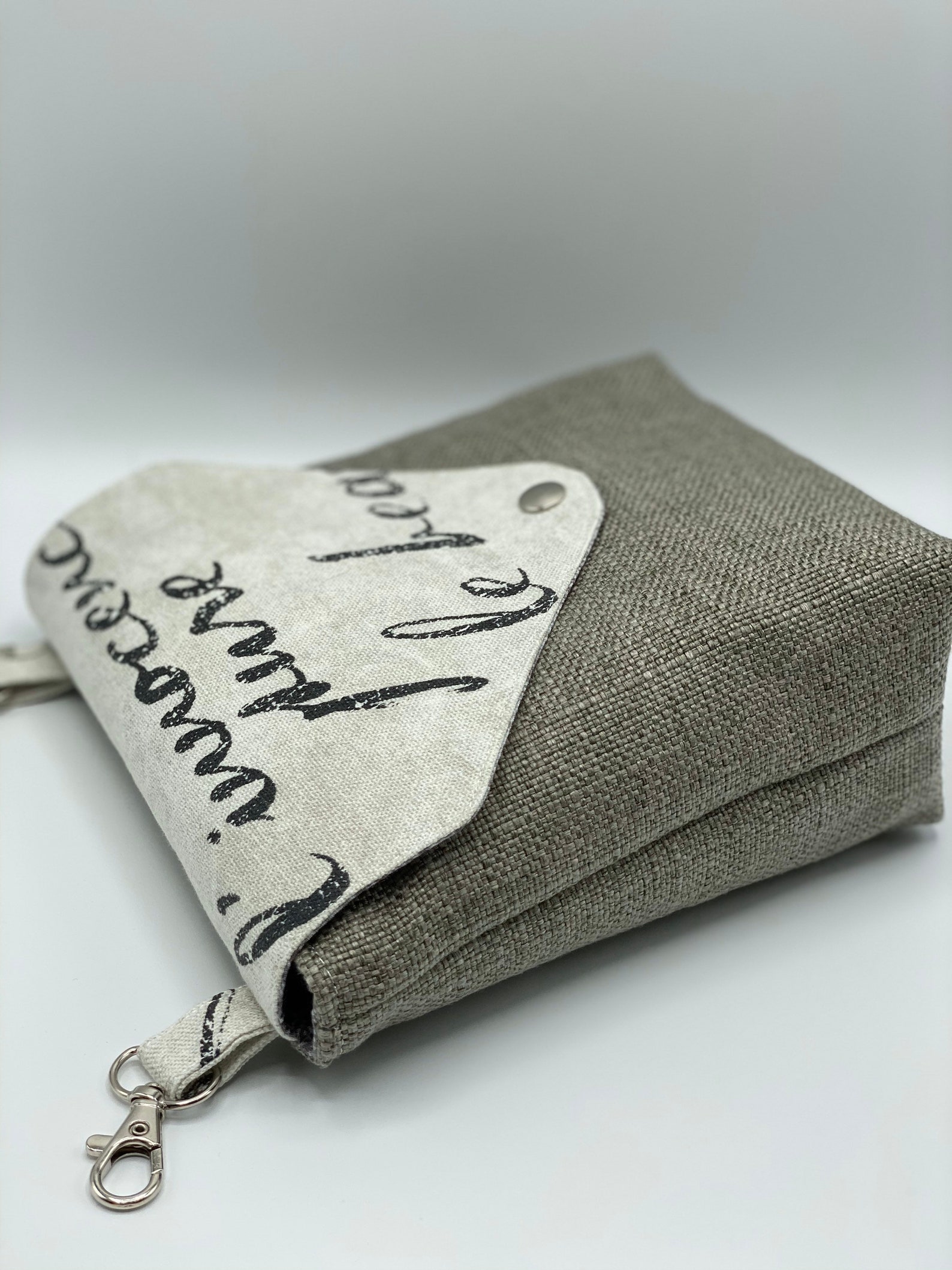 French Writing/hip Purse/belt Loop Purse/hands Free Etsy