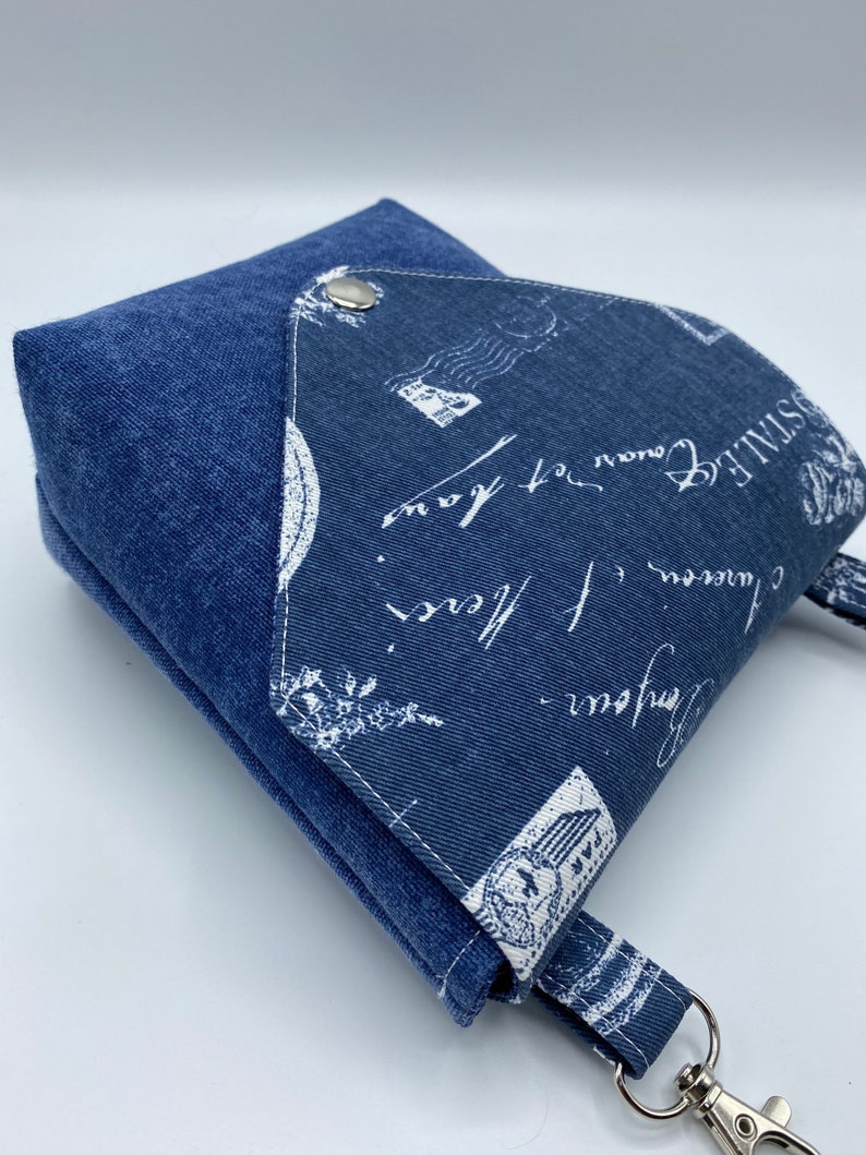 Denim Writing Hip Purse/belt Loop Purse/hands Free Purse/fanny Etsy