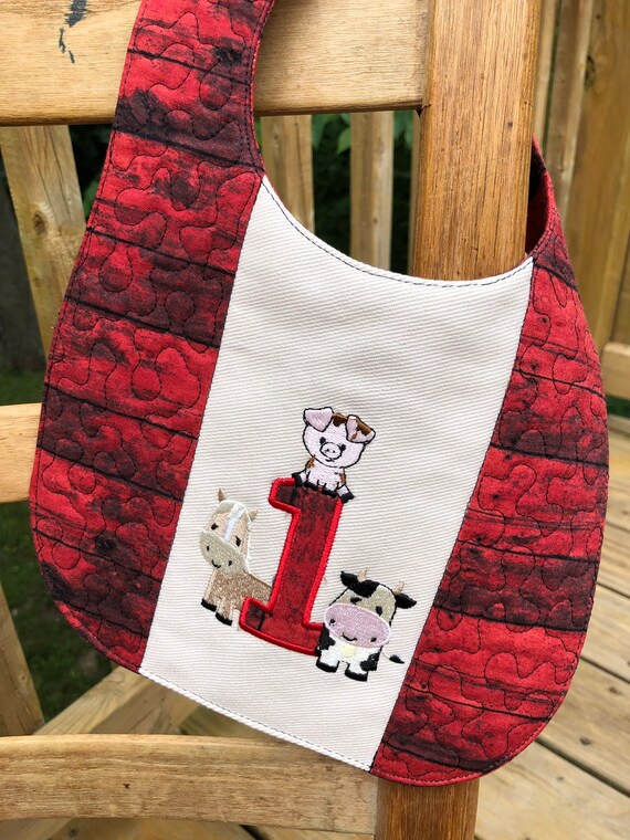 Farm 1st Baby Bib Toddler Bib Daycare Bib Drool Bib Snap Etsy