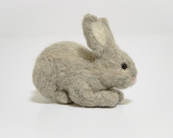 Needle Felted Bunny – Miniature Wool Rabbit Doll