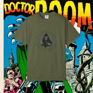 MF DOOM Vintage Comfort Colors T-Shirt: Metal Fingers Hip Hop Album image 4