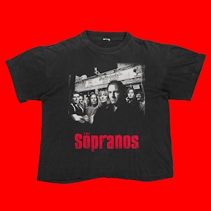 The Sopranos Classic HBO TV Show Comfort Colors Graphic T-Shirt, James Gandolfini Sopranos Vintage-Inspired Shirt