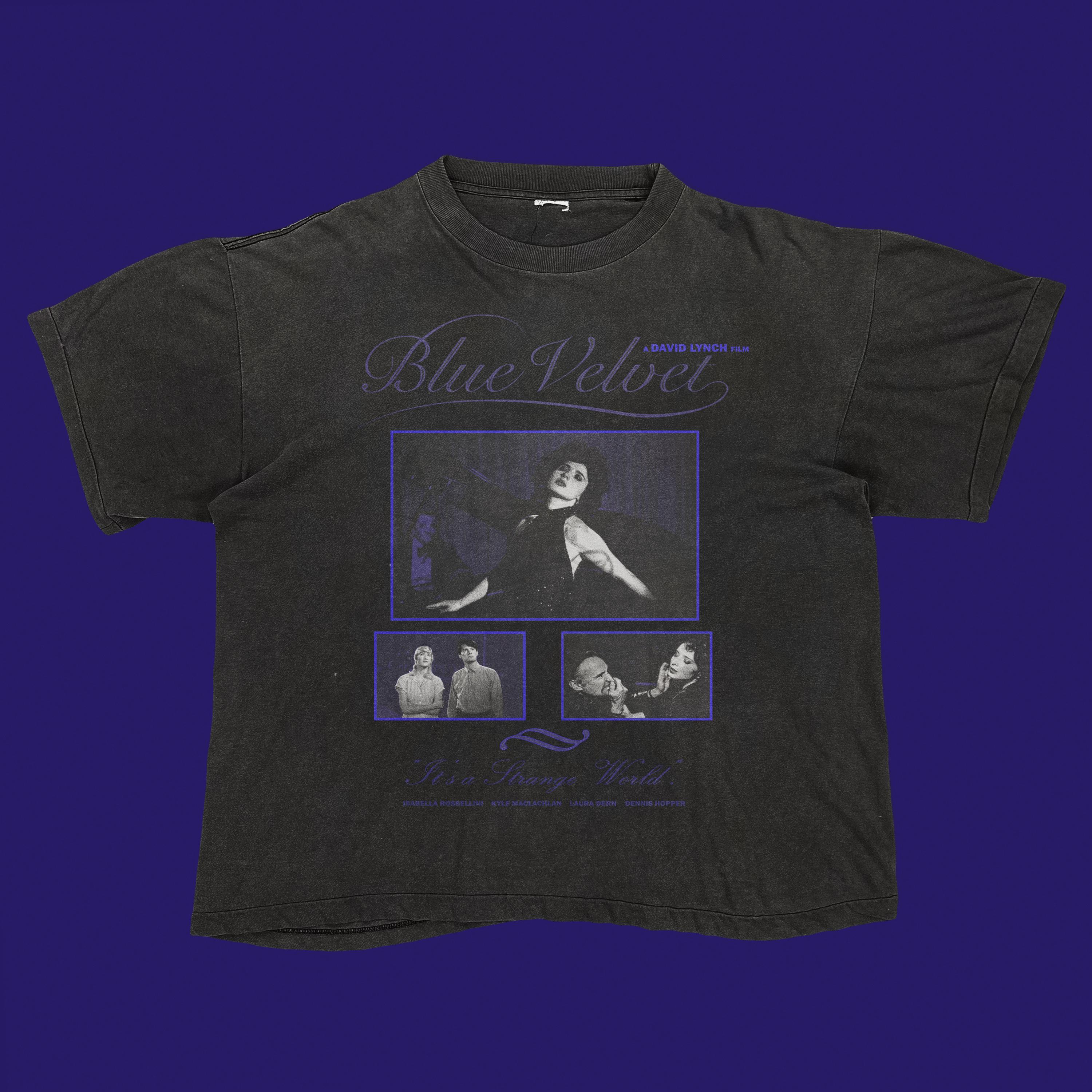 Blue Velvet Graphic T-shirt: David Lynch Inspired Comfort Colors