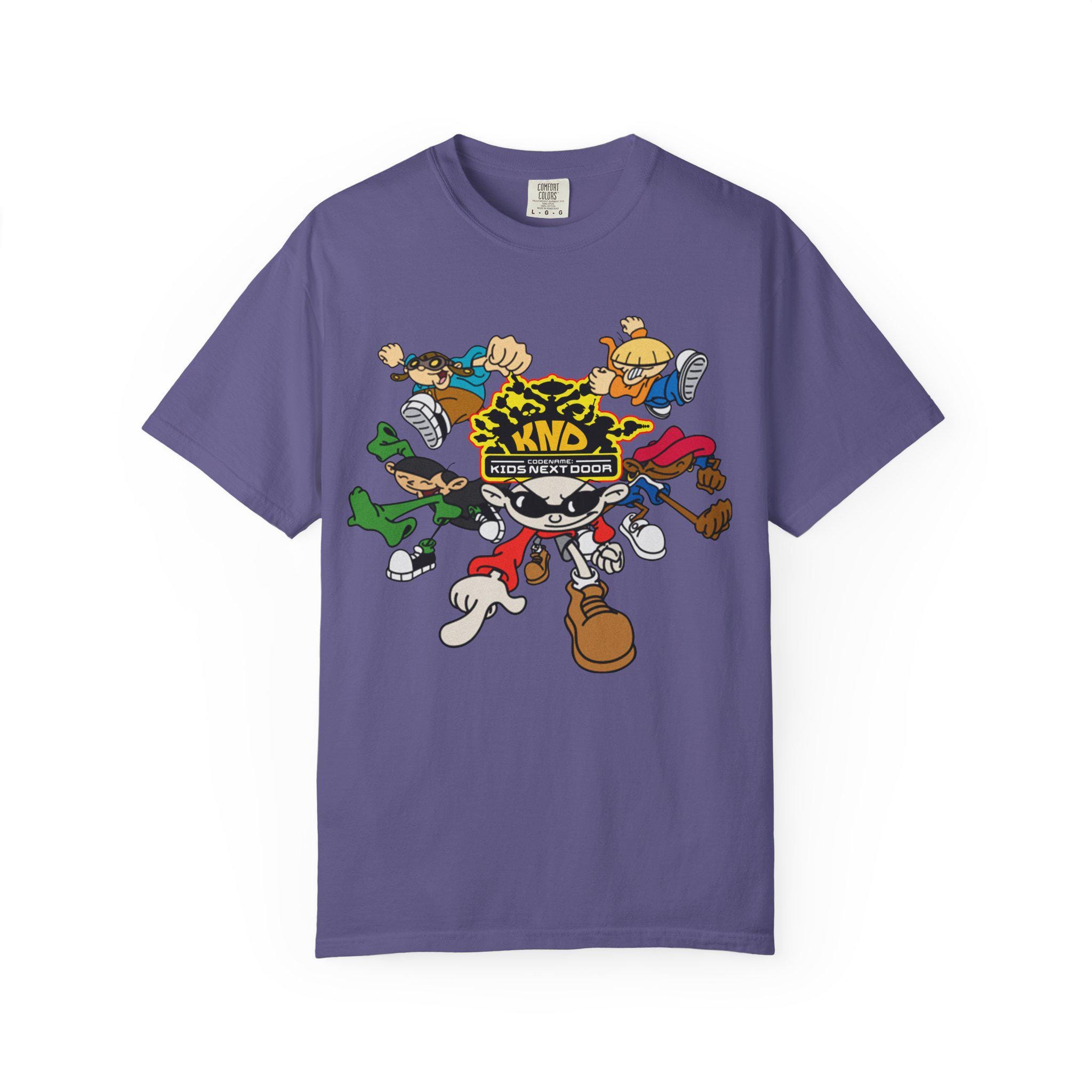 Kids Next Door Graphic Tee: Vintage Cartoon Network Comfort Colors